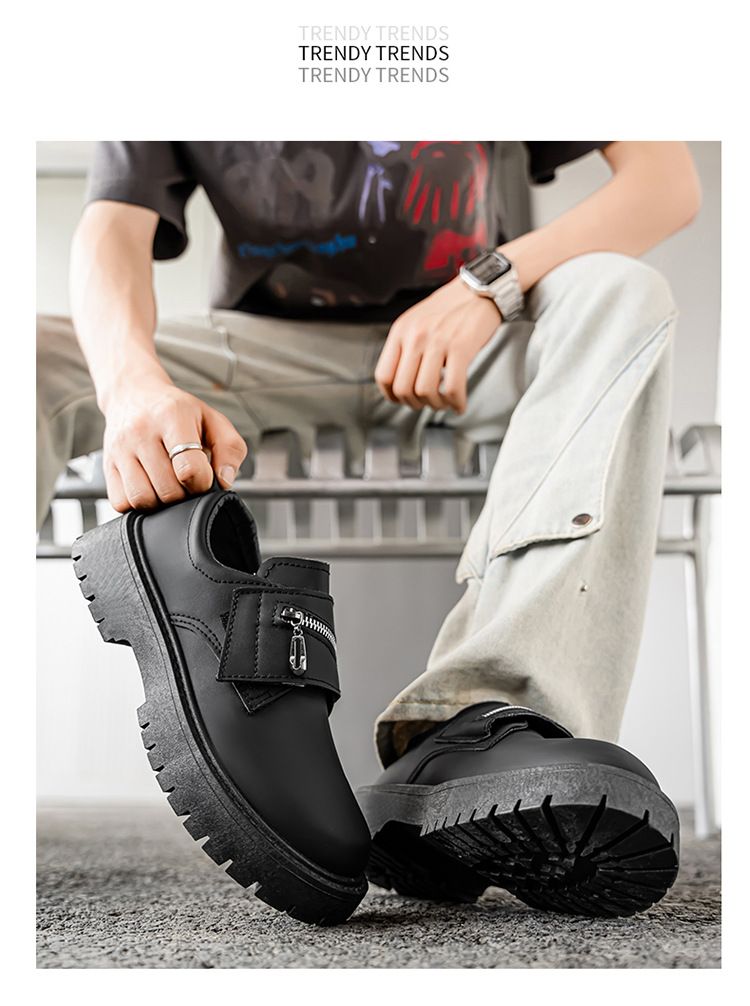 Lässige Herren-Loafer – Klassische Slipper mit runder Zehenpartie, atmungsaktivem Mesh-Futter und dicker Sohle für den Alltag (Größen 39–44) Schuhe Sneakers_voghion.com