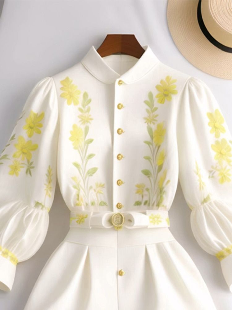 Vêtements pour femmes, décontractés, chics, uniques, shorts blancs, costume deux pièces, robe haute de luxe légère_voghion.com