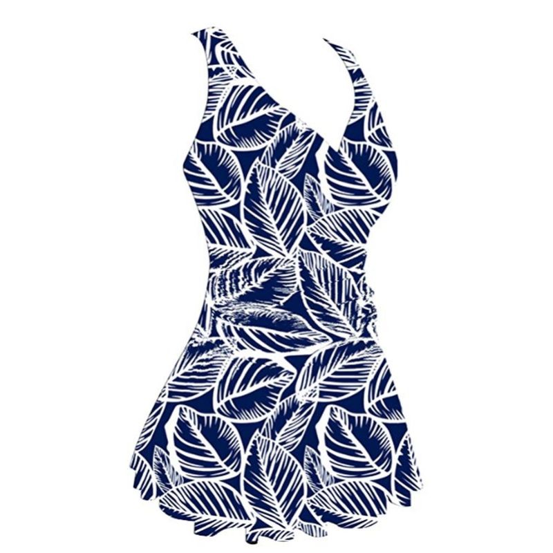 Traje de baño conservador de una pieza con estampado de cerezas para mujer, de talla grande, que cubre el vientre y adelgaza las aguas termales_voghion.com