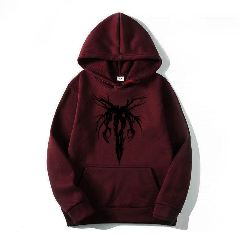 Ropa para hombre Sudadera oscura Sudadera con capucha para hombre y mujer Sudadera con capucha gótica Harajuku para parejas Sudadera con capucha deportiva informal de talla grande_voghion.com