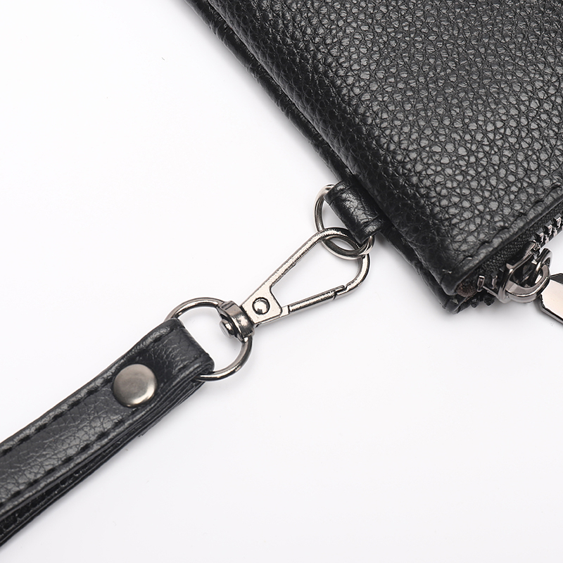 Porta carte da uomo in morbida pelle di mucca alla moda Borsa da uomo in vera pelle per soldi Pochette da uomo d'affari di alta qualità_voghion.com