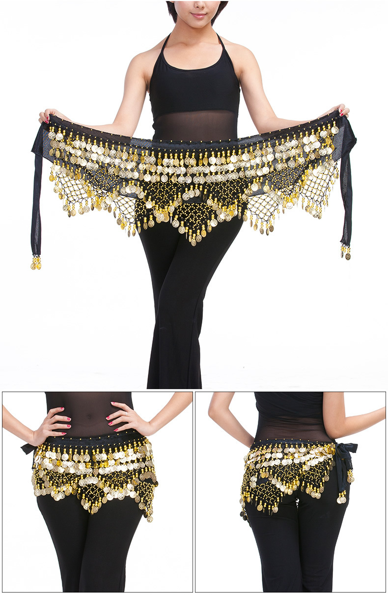 New Dancer 320 RMB Dräi Riicht Zwee Ecken Taillekette Gürtel Bauchdanz Kleederfirma Bauchdanz Taillekette_voghion.com