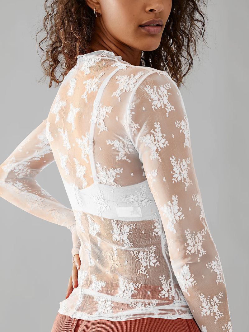 Transparentes Spitzen-Netzoberteil für Damen – Sexy Langarm-Schichtbluse, atmungsaktiv und dehnbar, trendige Streetwear und unverzichtbares Freizeitoutfit_voghion.com
