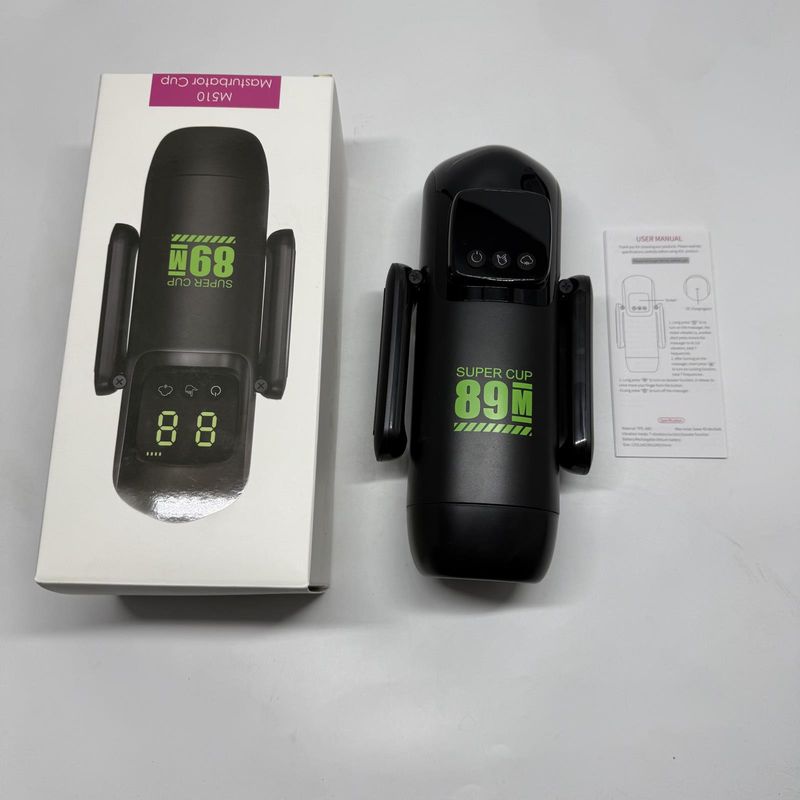 M510 Aircraft Cup Electric Handle LCD Digital Display Sucking Clamp Suction Vibration Male Masturbator Sex Toys_voghion.com