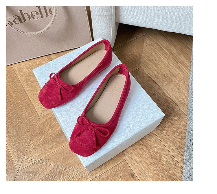 Widened And Enlarged Large Size Flat Soled Shallow Mouth Single Shoes For Women In Spring And Autumn Wide Fat Feet Grandma Shoes Color Matching_voghion.com