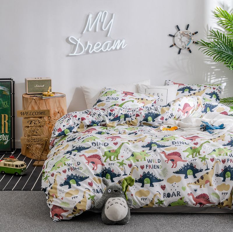 Sanded Printed Bedding Quilt Set Three Piece Set_voghion.com