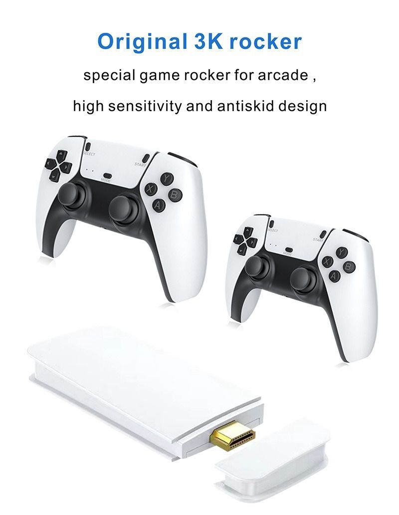 Home M15 wireless 2.4G arcade ad alta definizione PS1 mini console di gioco controller U-Bao P5_voghion.com