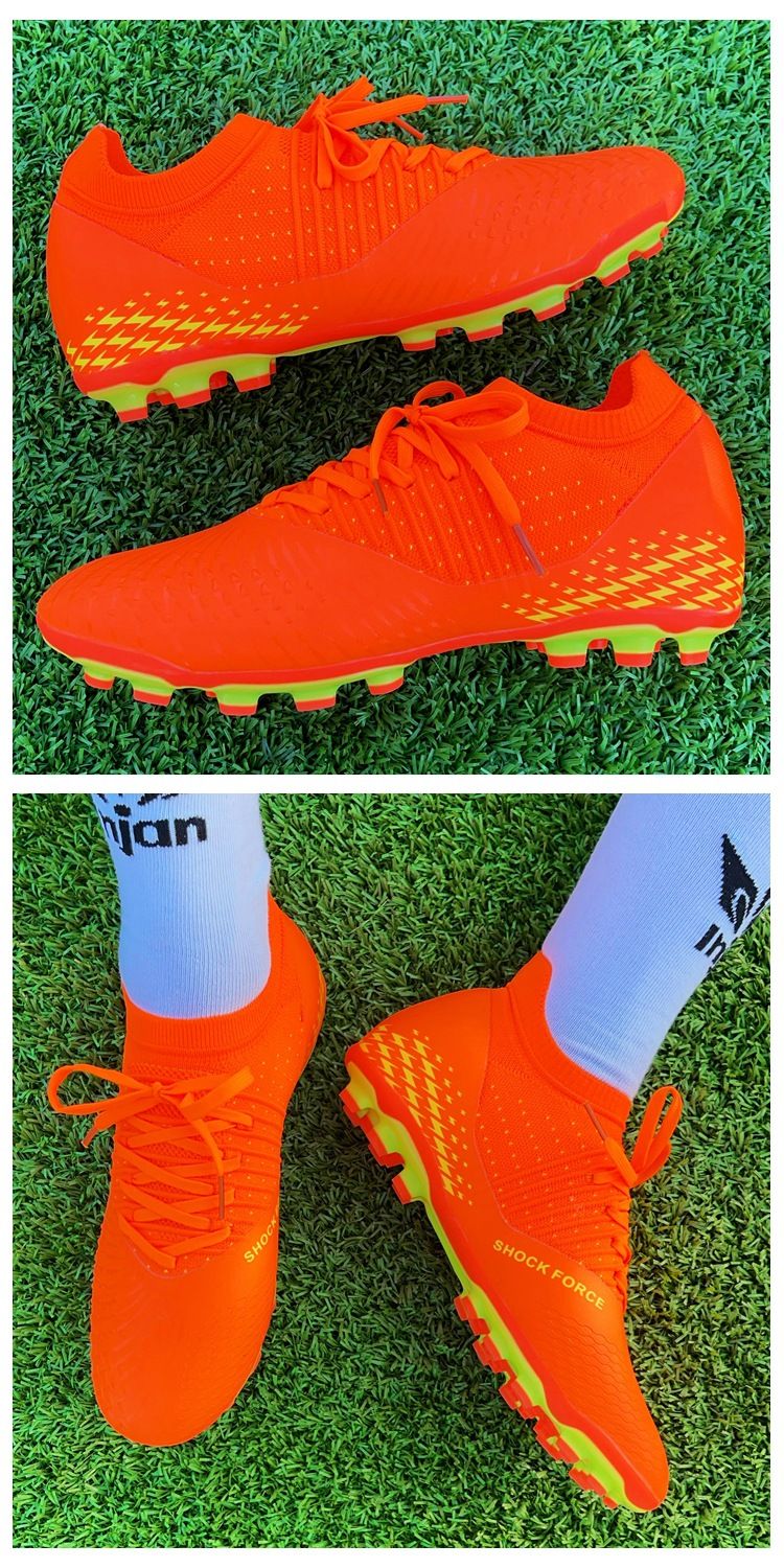 ShoeGlobe Cross-Border Low-Top Fußballschuh für Damen und Herren, Turf Cleats TF Lawn AG Cleats, Wettkampf- und Trainingsschuh für Erwachsene und Jugendliche_voghion.com