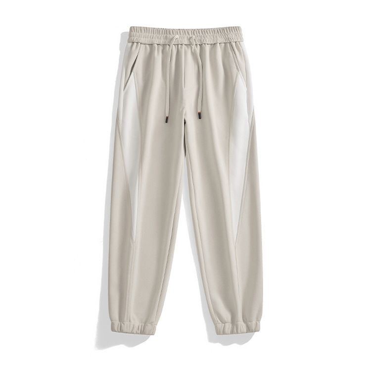 Men's Long Sleeve Zip-Up Sweatshirt & Jogger Set - Stylish Contrast Casual Outfit For Spring & Fall_voghion.com