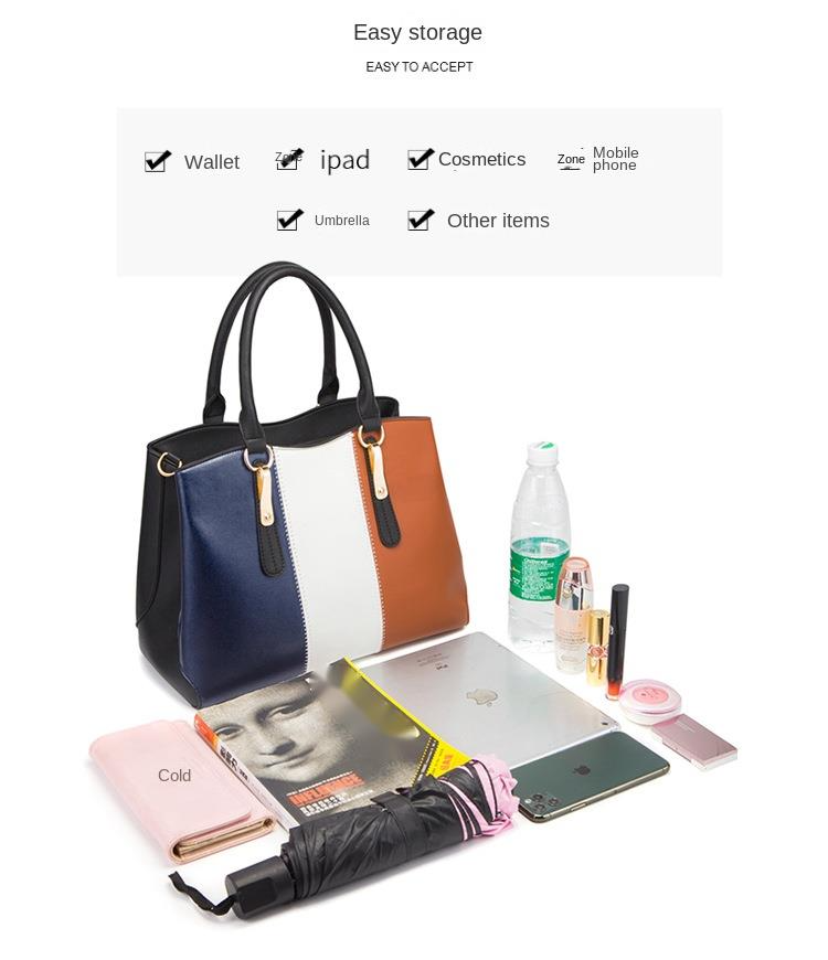 Borse Donna New Fashion Contrasto di colore Combo Set di quattro pezzi Borsa a tracolla Messenger Clutch_voghion.com