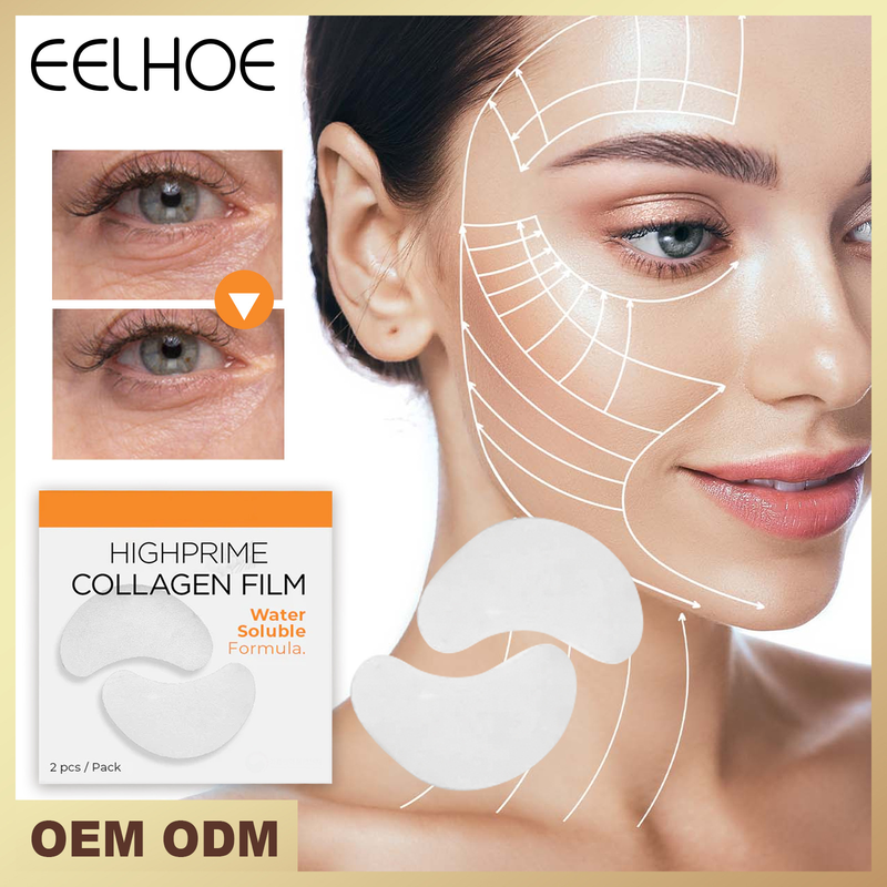 EELHOE collagen water-soluble facial lightens dark circles, bags, wrinkles fine lines, lifts and tightens eye mask_voghion.com