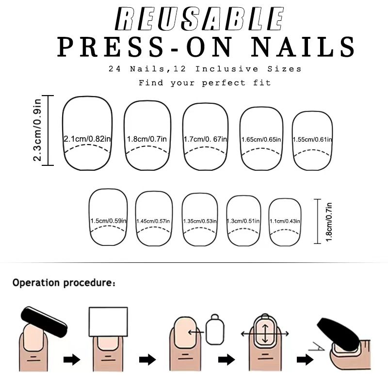 Kunstnagels Kort Glanzend Roze Strik Schattig Zoet Draag Nagel Simpel Ins All-match Manicure 24 Stuks_voghion.com