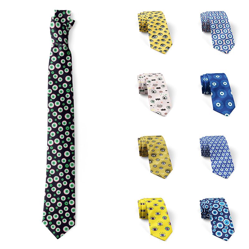 Cravatte da uomo con motivi funky - Cravatte con stampe uniche per look casual, da festa e alla moda_voghion.com