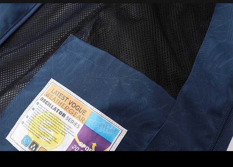 Herrenjacken Leichter wasserdichter Regenmantel für Herren zum Wandern und Reisen mit abnehmbarer Kapuze, Windjacke T221019_voghion.com