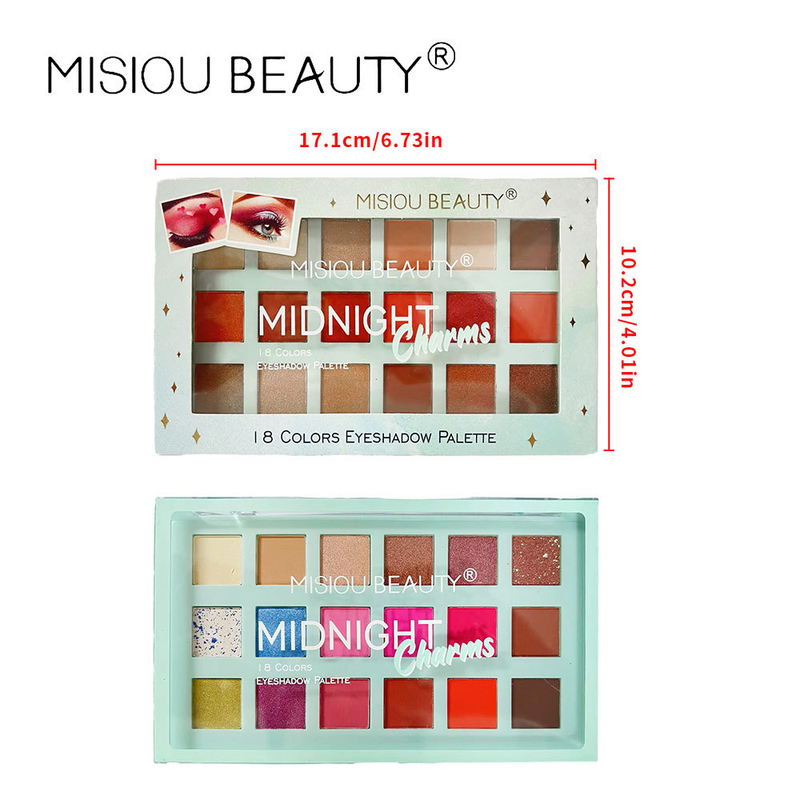 Halloween Make-Up Erde Farbe Lidschatten Europa Und Amerika Matte Feine Flash Multi Farbe Lidschatten Platte 18 Farben_voghion.com