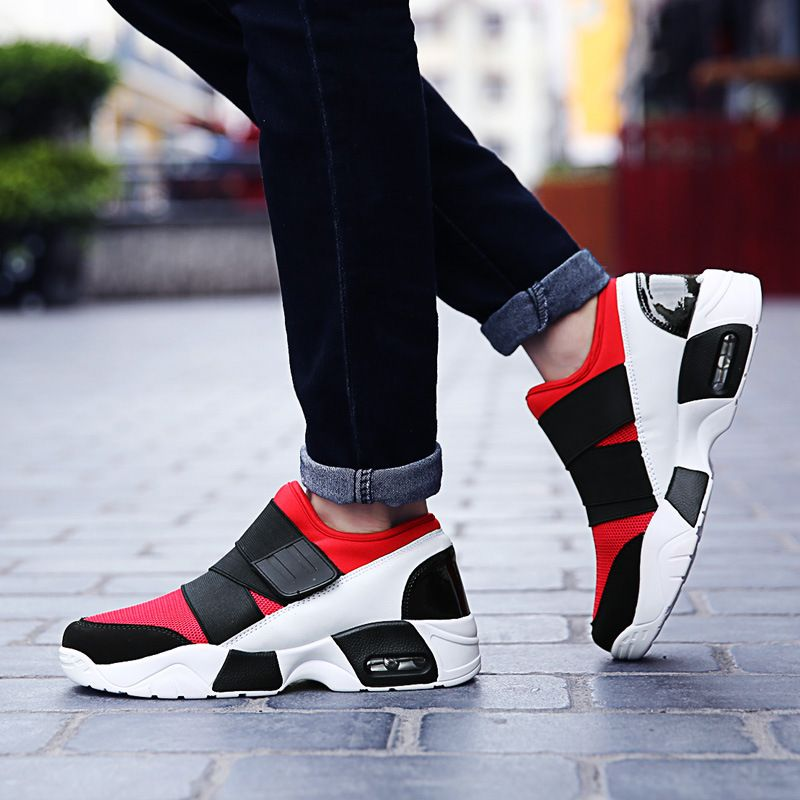 Herre Arbejdskomfortabelt Fodtøj Løbesko Sneakers Lærredsstof_voghion.com