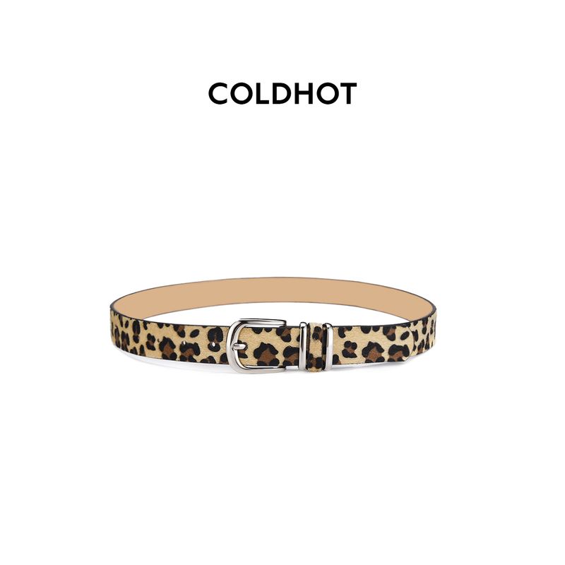 Cintura COLDHOT originale con fibbia ad ardiglione, stampa leopardata e stampa serpente, cintura alla moda, versatile, retrò Y2k, Shibuya Spice Girl_voghion.com