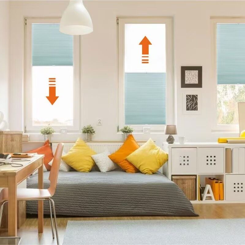 Tenda oscurante completa silenziosa, isolante termico, impermeabile, in tessuto non tessuto multi-scena universale a nido d'ape_voghion.com