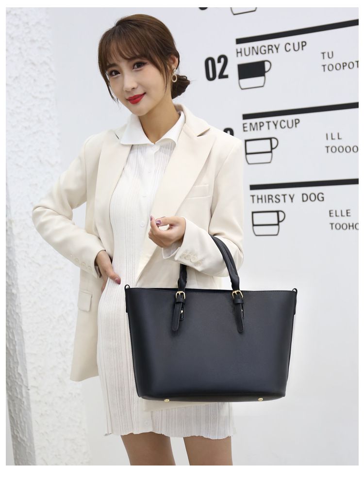 Damenhandtasche Umhängetasche Mode Damentasche Einkaufstasche In Tasche Schultertasche Handgedämpfter Dutt Muttertasche Drei Sets_voghion.com