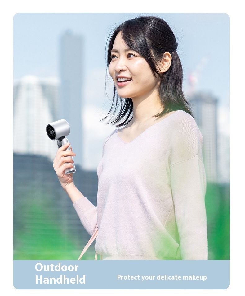 New Handheld Cooling Violent Turbo Mini Rechargeable Foldable Portable Ice Pack Small Fan_voghion.com