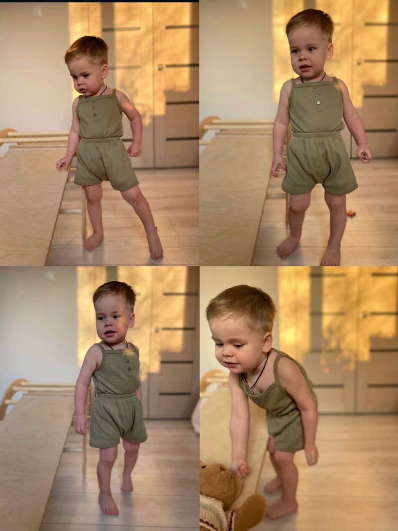 Pijamas de estilo coreano para niños, chaleco para bebé, pantalones cortos para el hogar, ropa informal de punto para niñas_voghion.com