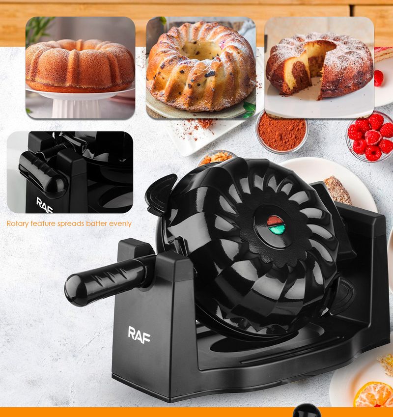 Flip-Side Donut Maker, Multifunctionele Huishoudelijke Cake Ontbijtbakker & Broodrooster, EU/VK/AU-norm_voghion.com