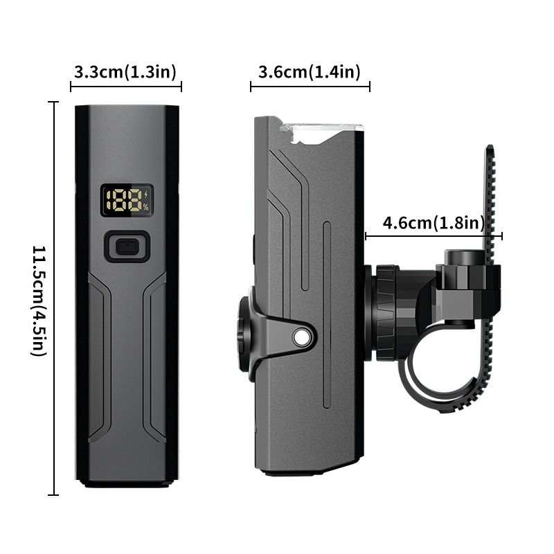 Ny Night Riding Strong USB Lading Lifting Mountain Digital Display Sykkellys_voghion.com