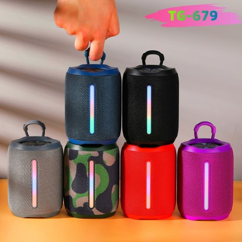 Gift TG679 Bluetooth Outdoor Wireless Card Insertion Portable TWS Bass Handheld Mini Speaker_voghion.com