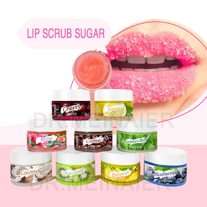 Peeling Feuchtigkeitsspendende Collagen Feuchtigkeitsspendende Zucker Kristall Lippen Maske Großhandel_voghion.com