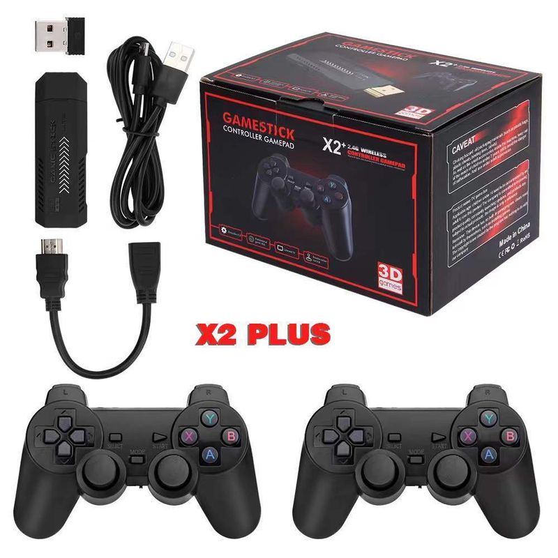 New X2 TV Game Console, Game Controller 1-to-2 Multiplayer 2-Player Versus Mode For Classic Street Arcade Games_voghion.com