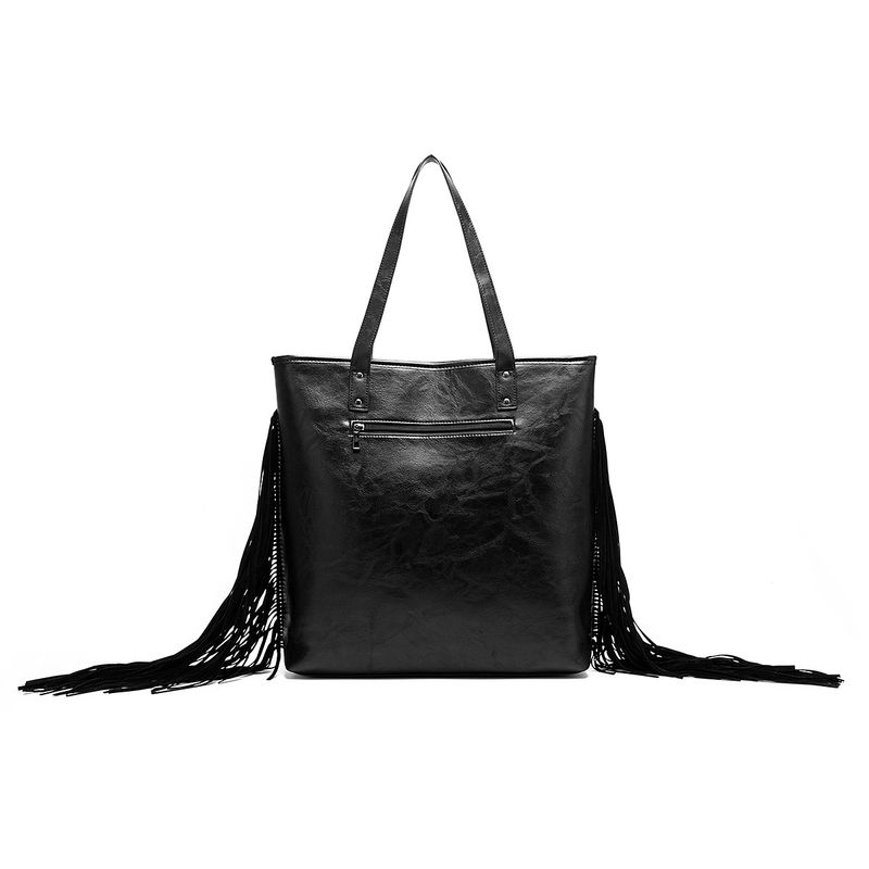 Women's Bag Retro Style Tote Snake Pattern Shoulder Handbag_voghion.com