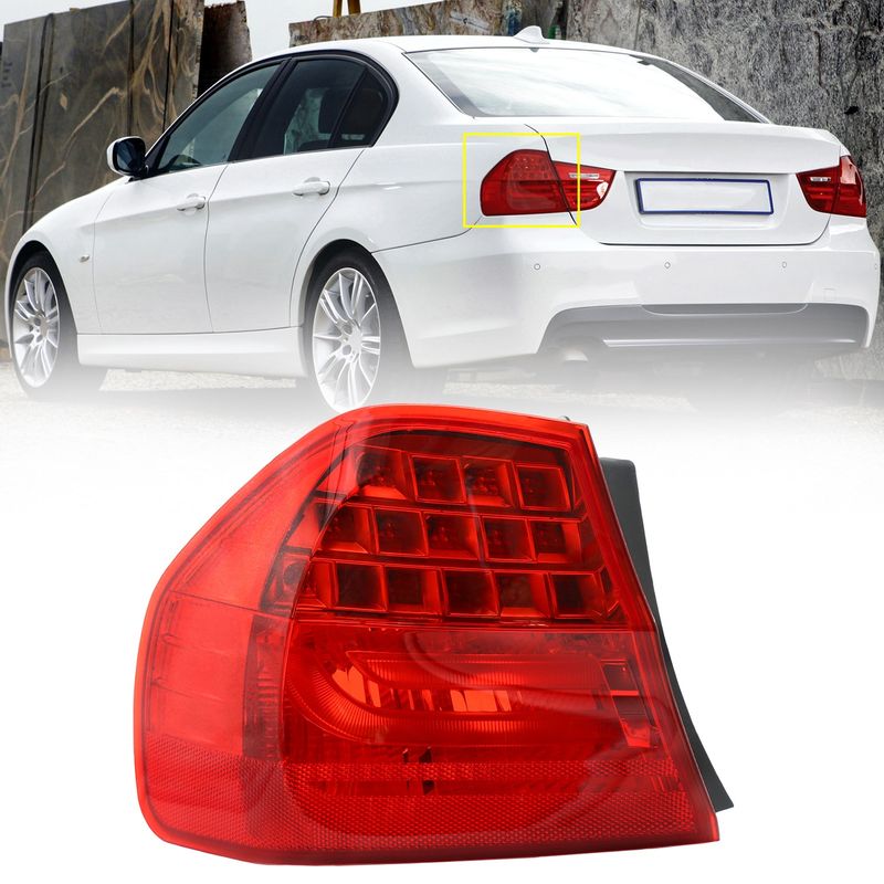 Tail Light Assembly Fit For 2009 2010 2011 BMW 3 Series E90, Left Driver Side_voghion.com