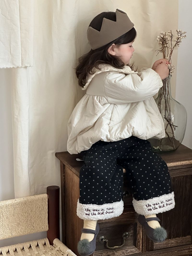 Alyce-xiyue1baobao Girls' Cotton Jacket 2025 Autumn Winter New Baby Clothes Thickened Warm Korean Style Children's Fleece Set_voghion.com