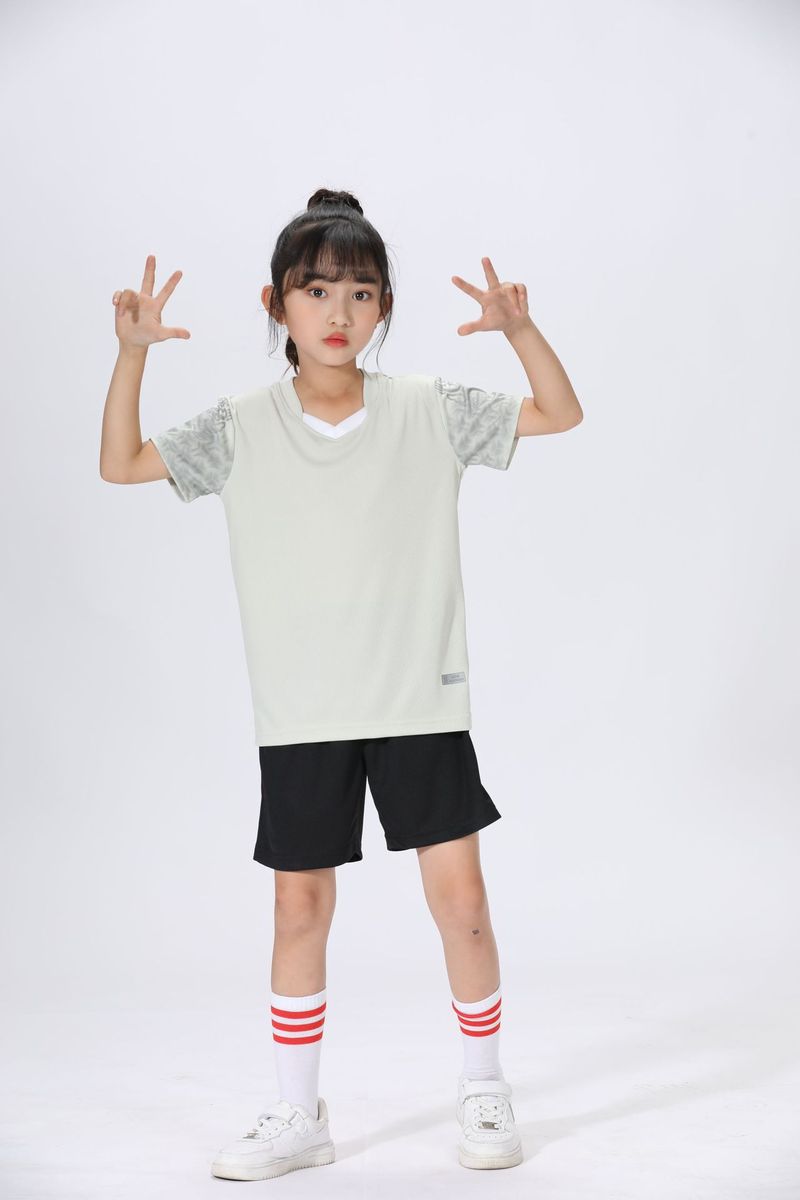 Summer children's sports quick drying clothes, training suit, short sleeved football basketball pants set, summer_voghion.com
