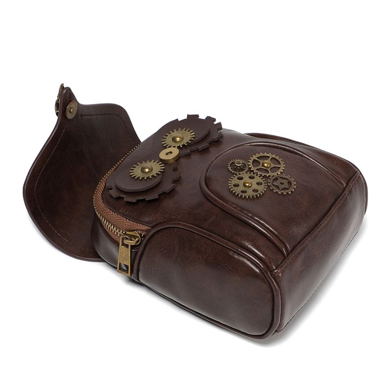 New medieval retro style women's crossbody bag niche creative mobile phone Small square bag_voghion.com