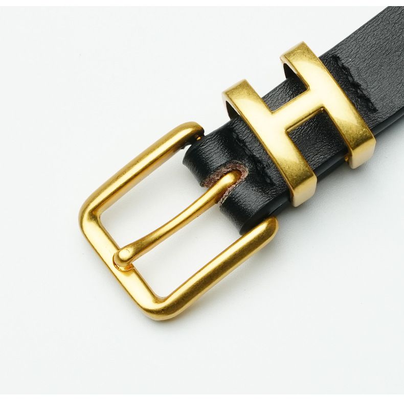 Smooth Buckle New Pant Decoration Dress Versatile Women's Belt_voghion.com