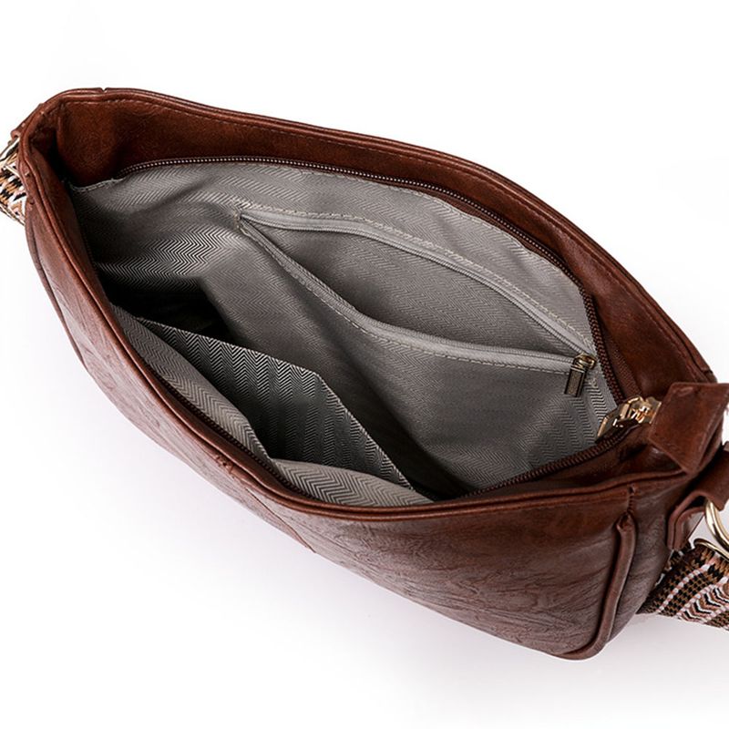 Borsa a tracolla vintage da donna in pelle PU, alla moda, con tracolla per chitarra, borsa a mano Hobo, borsa da ascella, borsa a tracolla_voghion.com