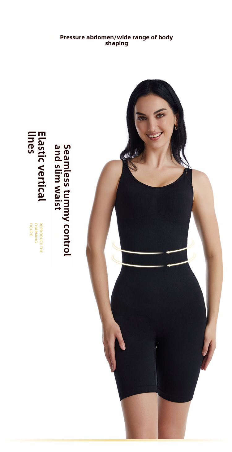 Body Jumpsuit Women's Chest Support Push Up Postpartum One-piece Belly Shaping Clothes Tight Waist Corset Hip Lifting_voghion.com