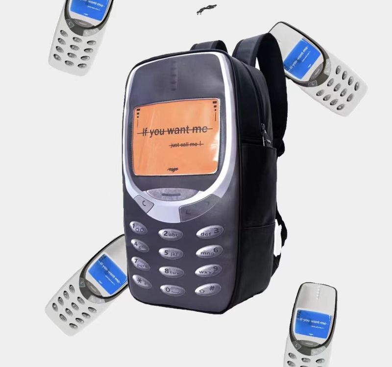 Online-Dating-Experte Nischenrucksack "Ruf mich an, wenn du mich vermisst" PU-Leder-Buchrucksack_voghion.com
