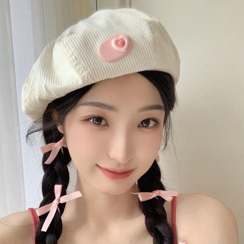 Fashion Y2k Girl Lovely Candy Color Beret Women Lightweight French Painter Hat Lady Spring Summer Outdoor Sunproof Cap Photo_voghion.com