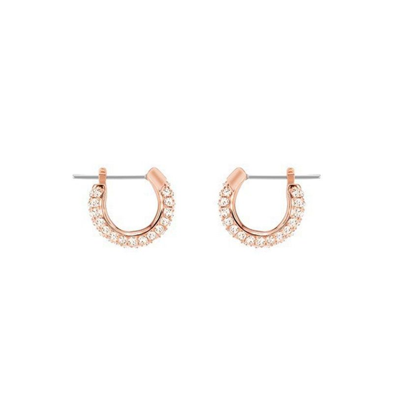 Hoop Full Diamond Earrings For Women Elements Crystal Earrings_voghion.com
