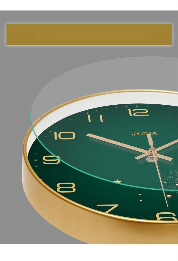 Yipula 8142 Einfache frische Wand Wohnzimmer Mode neue nordische stille Sweep Sekunden Quarzuhr_voghion.com