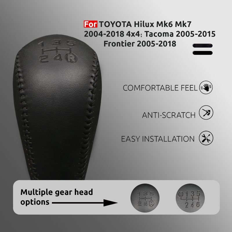 Auto Pookknop Voor Toyota Hi 6 7 SR5 Vigo Revo pick-up truck 4Runner Surf Tacoma Versnellingspook Hoofd Pook 5-6 Snelheid_voghion.com