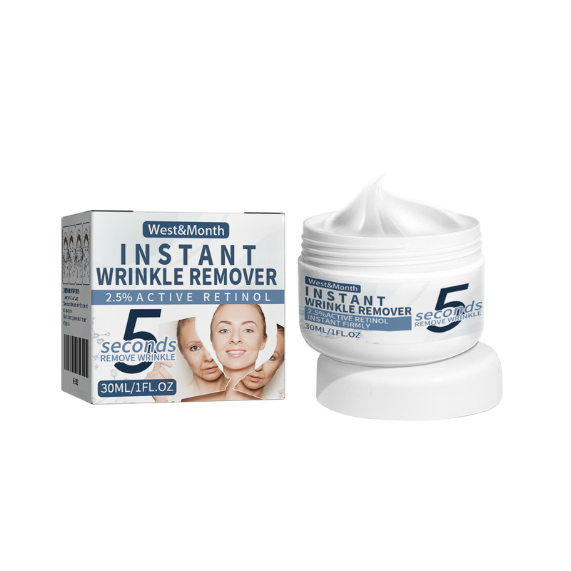 West&Month 5 Seconds Retinol Cream To Reduce Fine Lines Under Eyes Hydrating Moisturizing Cream To Soften Skin_voghion.com