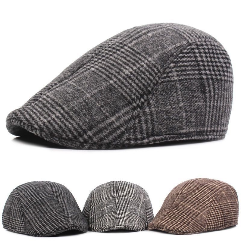 Kuuma alennusmyynti Kuuma alennusmyynti Muoti Uudet Miesten Newsboy Kevät ja Syksy Retro Beret Casual Hatut Unisex Villi Kahdeksankulmainen Lippalakki Talvipipo_voghion.com