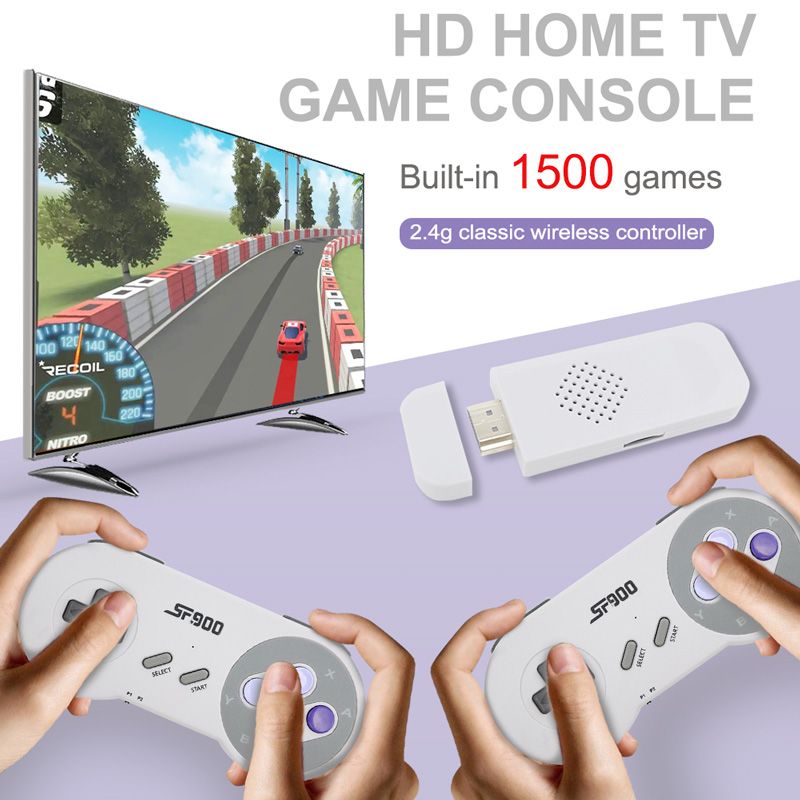 SF900 Retro Consola 16 Bit Stick 4700 Games HD Video Game Consoles For NES/SNES Wireless Controller_voghion.com
