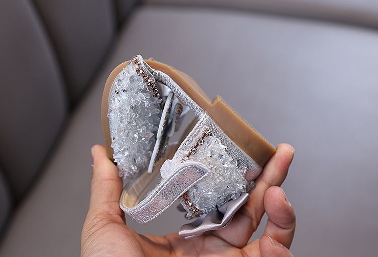Neu Dame Baby Mädchen Mädchen Prinzessin Diamant Einzelnen Schuh Schuhe Dance_voghion.com
