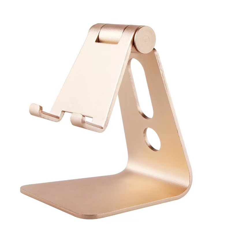 Supporto portatile pieghevole per tablet con supporto pigro per streaming live mobile in lega di alluminio da tavolo_voghion.com