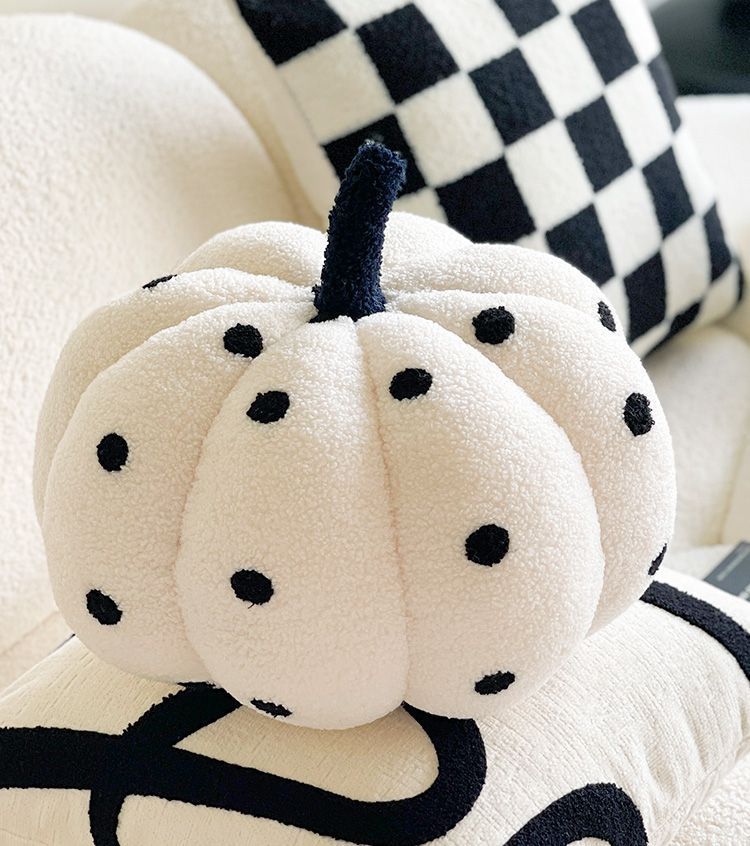 Housse de coussin à carreaux style crème pour canapé, baie vitrée, décoration minimaliste de luxe_voghion.com