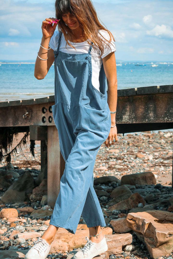 Women's 2023 summer new loose sleeveless work wear jumpsuit_voghion.com